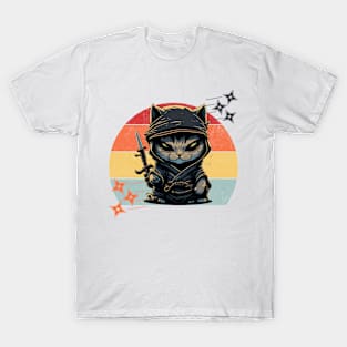 Cute Cat Ninja T-Shirt